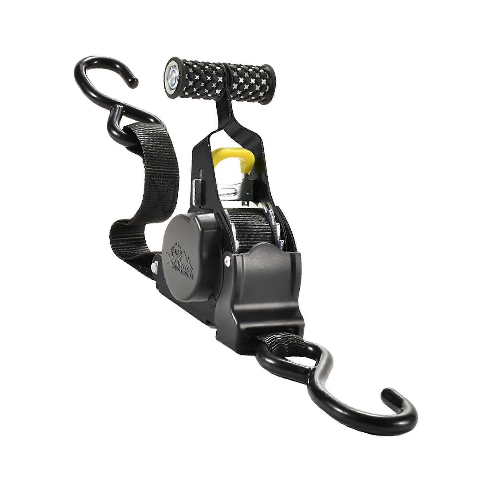 Retractable Ratchet TADown Strap Hard Built for Heavy Loads