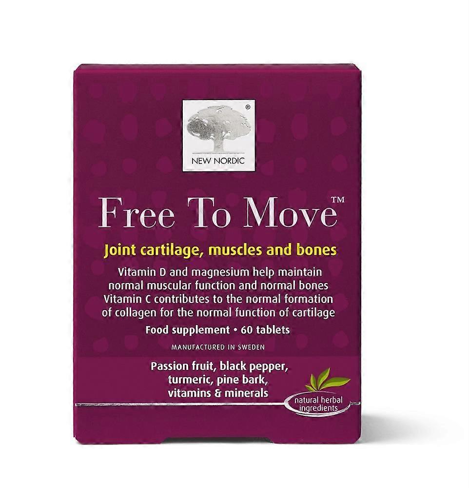 New Nordic Free to Move 60 Tablets - 2 Pack