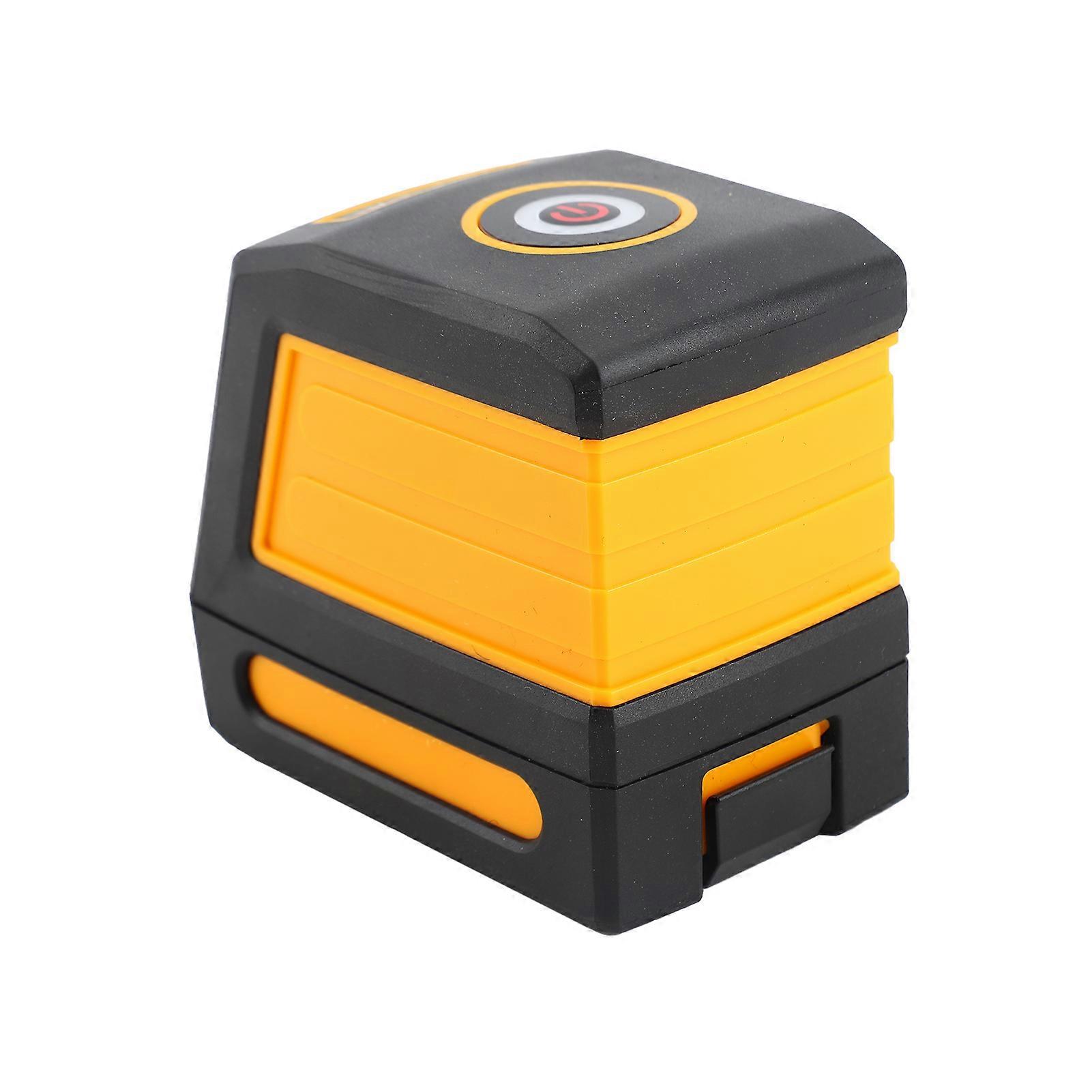 Self-Leveling 2-Line Red Laser Level 90x58x85mm Portable Kit