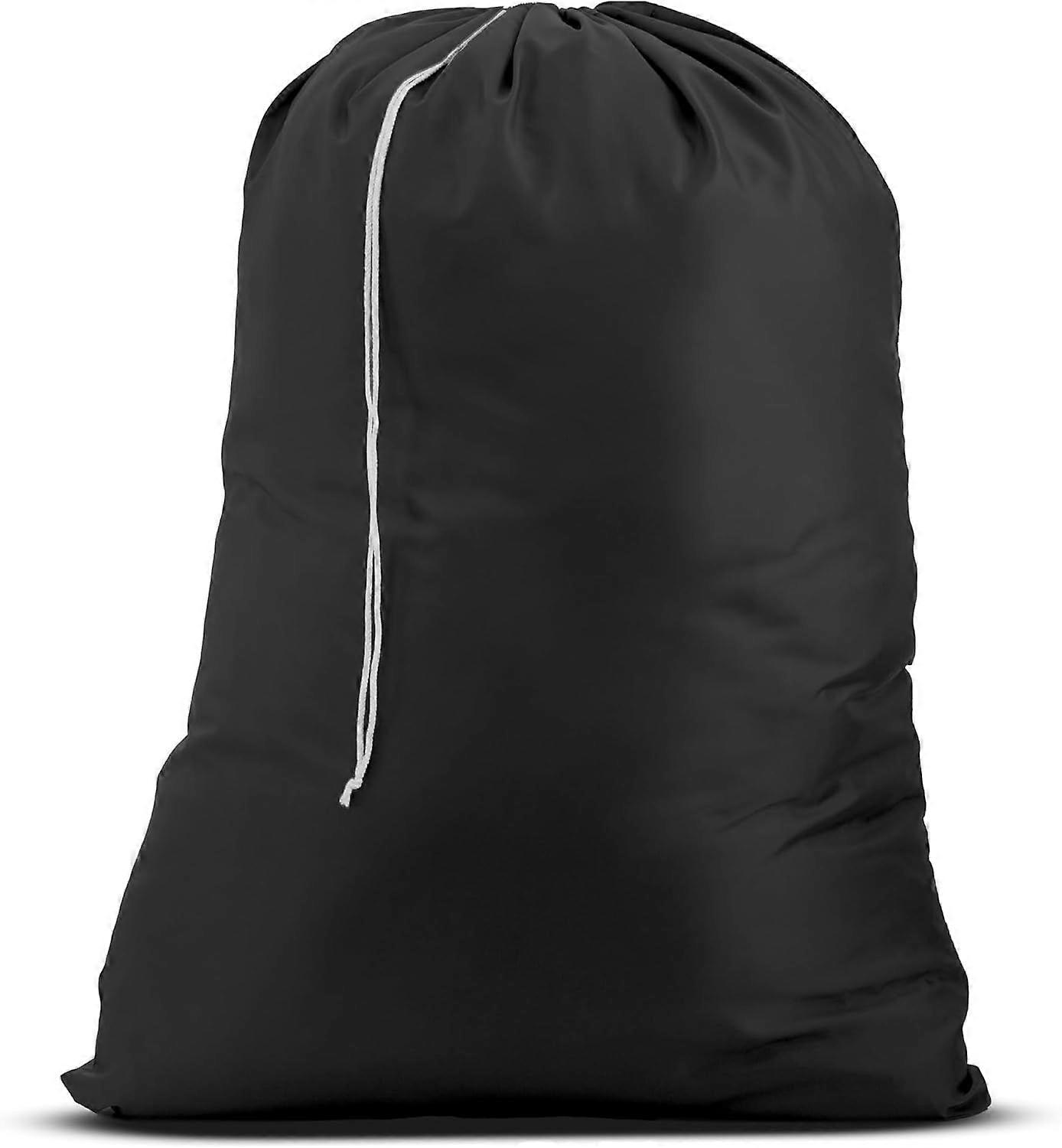 Nylon XL Laundry Bag, Large Capacity with Locking Drawstring, Machine Washable
