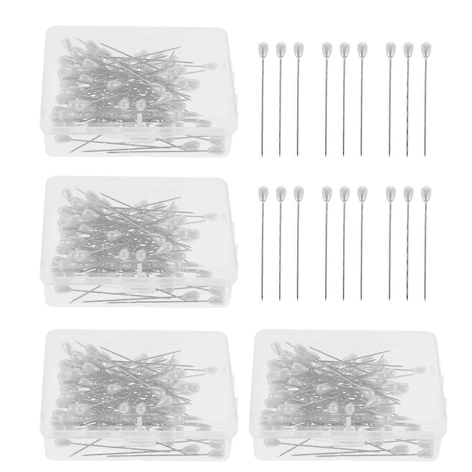 Craft Pearl Pins 200Pcs For DIY Jewelry Making And Craft Decoration Suitable For Various Occasions And Projects White