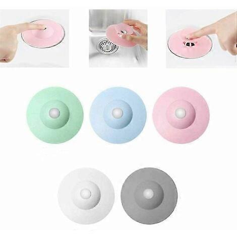 Pack Universal Silicone Sink Stopper for Bathroom, Mop, Kitchen