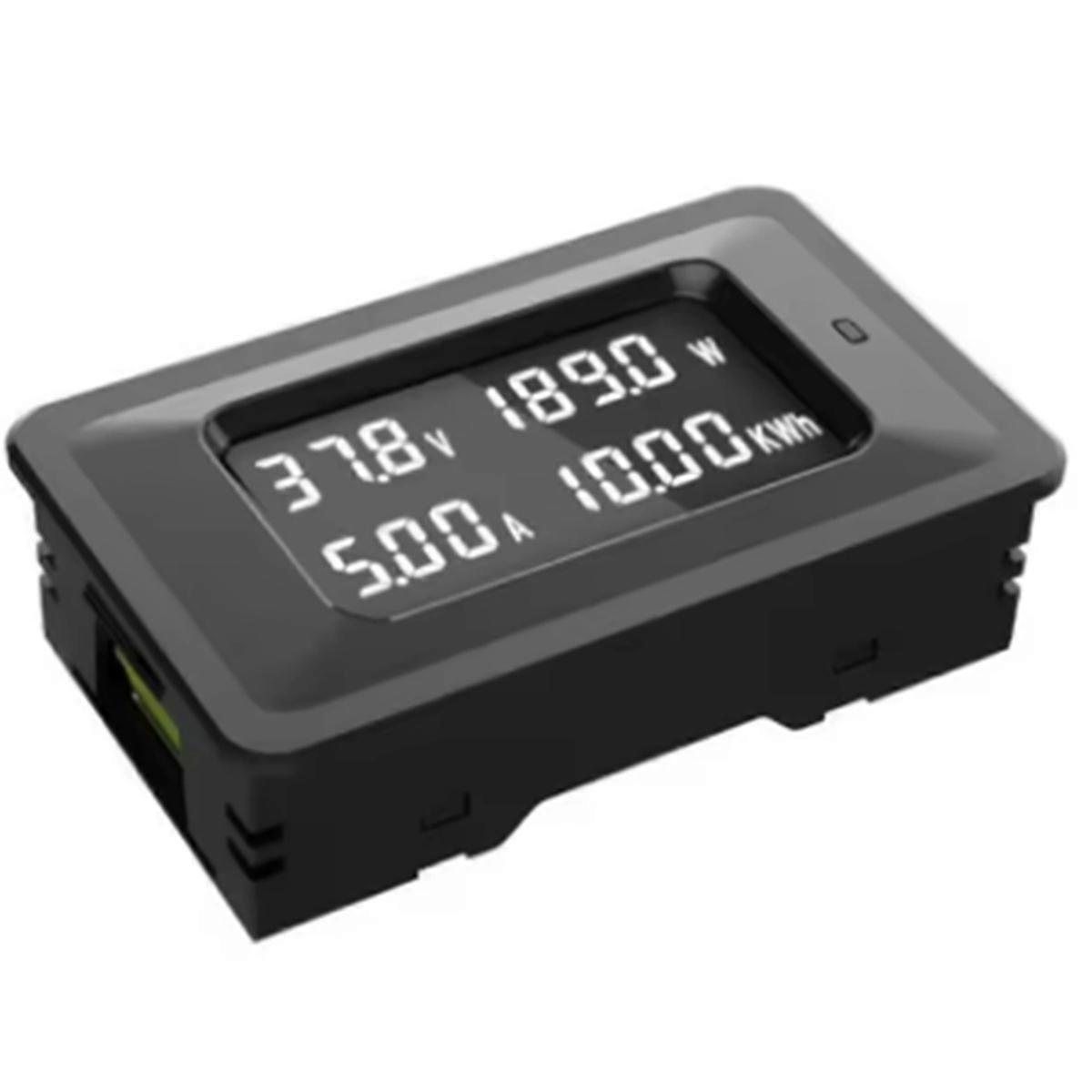 DC Voltmeter Ammeter Power Energy Digital Voltage Current Meter LCD 4 in 1 DC 70V Max 20A