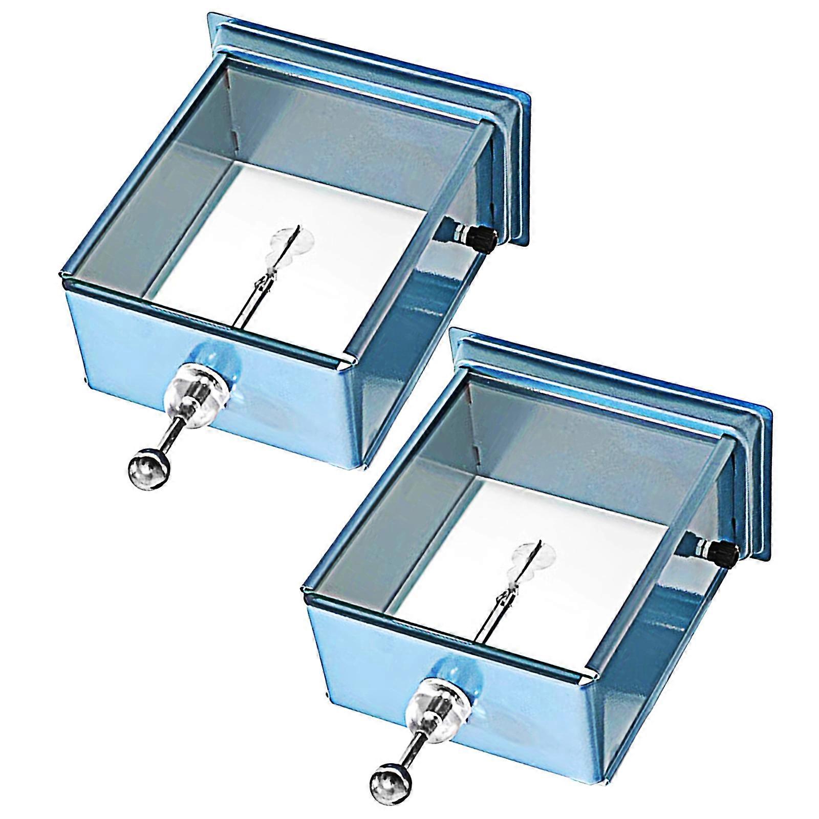 2Pcs Foil Electroscopes For Physics Education Static Charging Demonstrations Metal And Glass Construction Multicolor