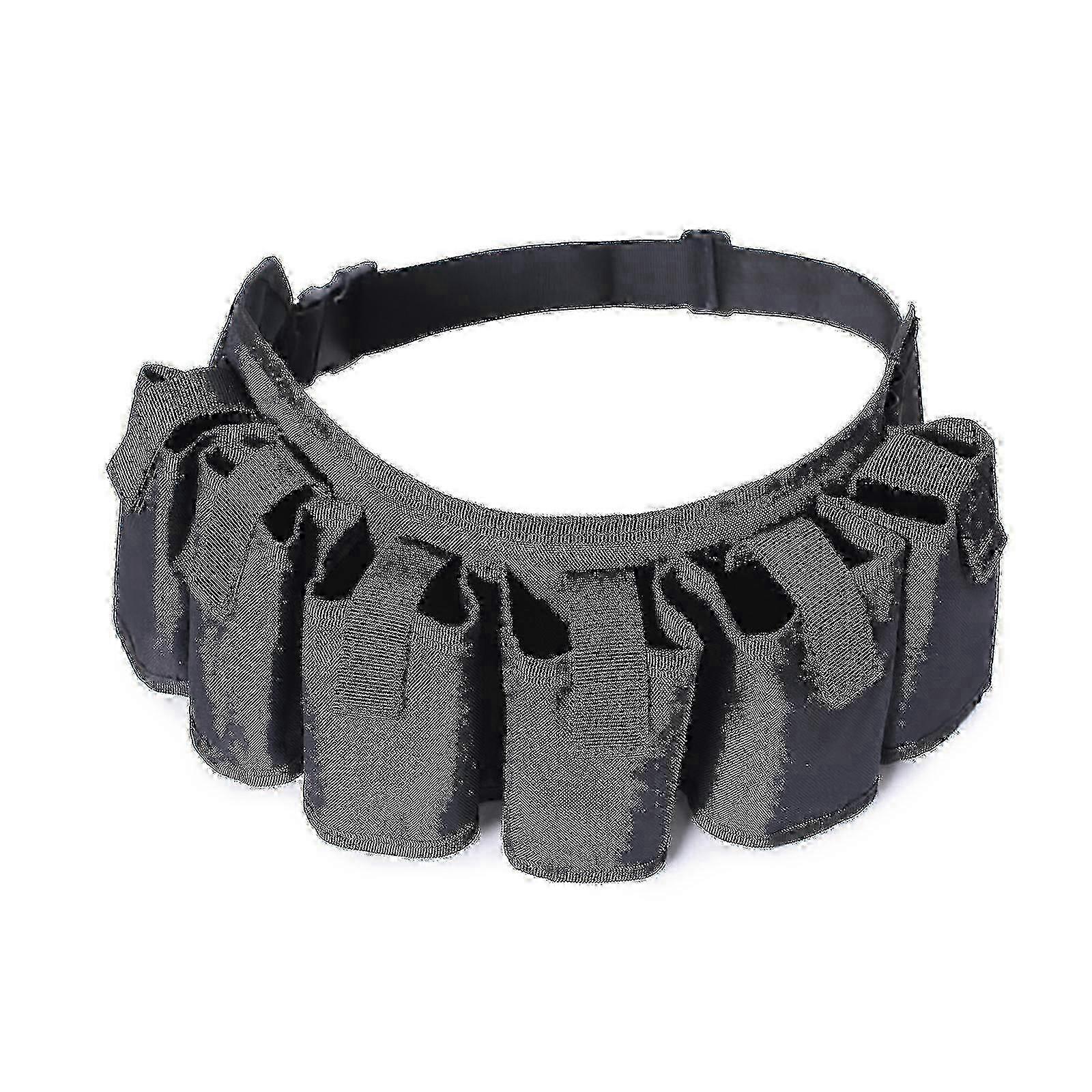 Adjustable 6 Pack Beer Belt Holder for Drinks - Waist Pack BagBlack