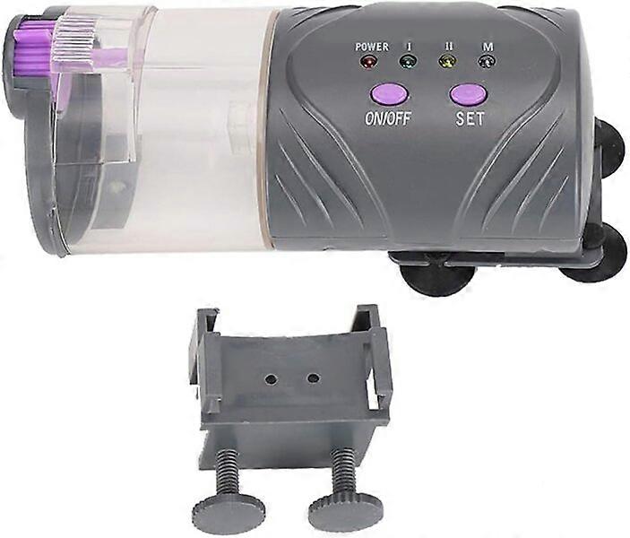 Automatic fish feeder, 16x8cm, stable and quantitative feeding