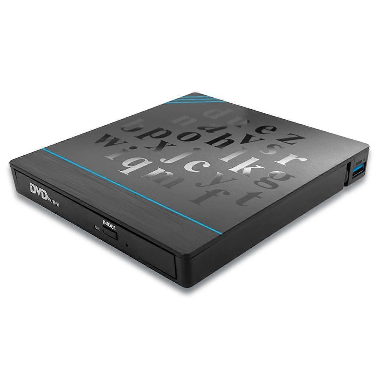 7 In1 USB 3.0 Type-C DVD CD ROM Disk Drive Player Burner Rewriter with SD Card Reader and USB Ports
