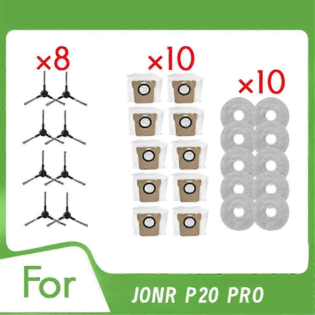 Robot Vacuum Side Brush Rag Dust Bag Cleaner Parts Replacement