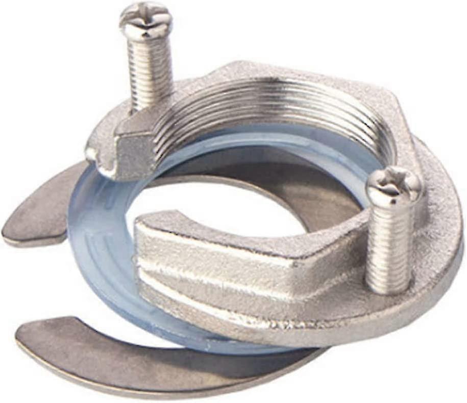 Stainless Steel Faucet Retaining Nut Kit to Prevent Kitchen and Bathroom Faucets from Working Loose, One Hole Nut Type Connector 31mm