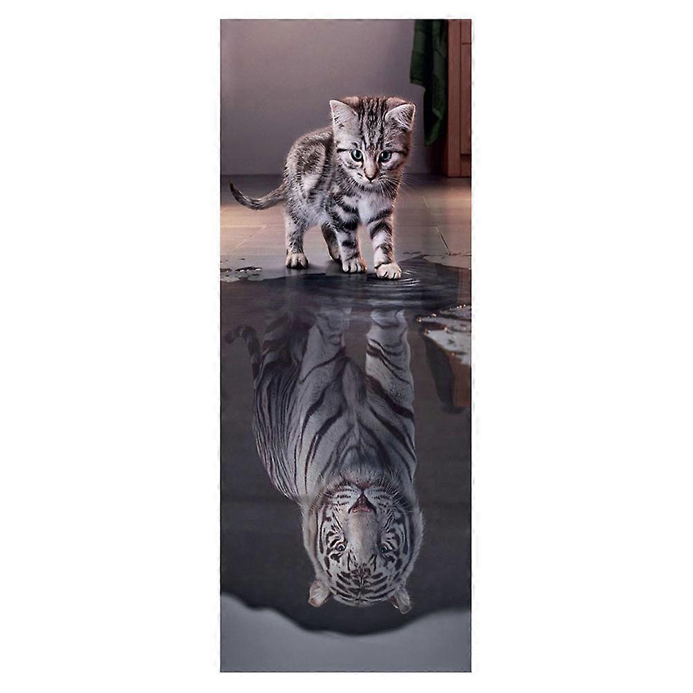 3D Door Decals for 2Pcs Home Decor Purposes