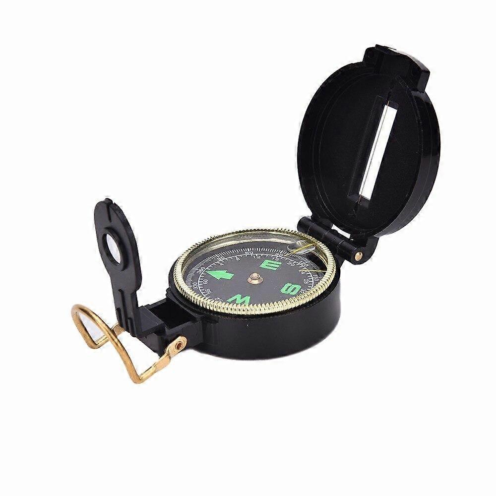 Portable Army Green Folding Lens Compass Militaire Multifonction Boussole Bateau Boussole Brûleur