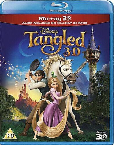 Tangled Blu-ray (2012) Nathan Greno cert PG 2 discs Region 2