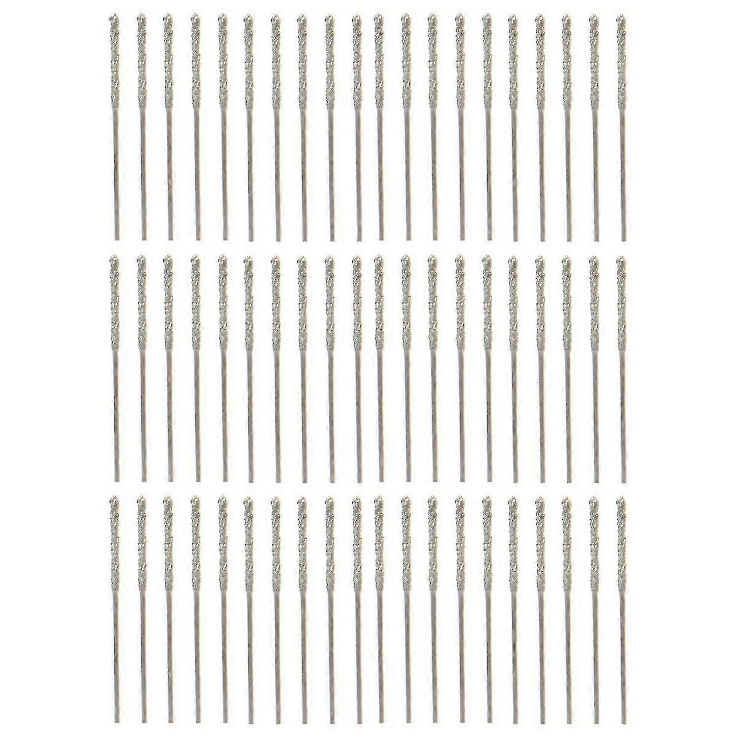 20Pcs 0.8mm Diamond Coated Tipped Tip Twist Drill Bit