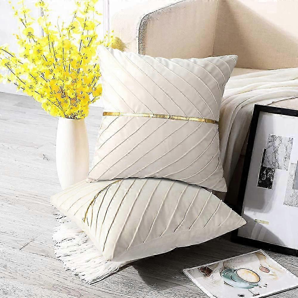 Decorative Couch Throws, Modern Minimalist Design Throw Pillow Covers, Tight Sewing Technology Ensures Durability, High Quality Polyester Fabric for 2