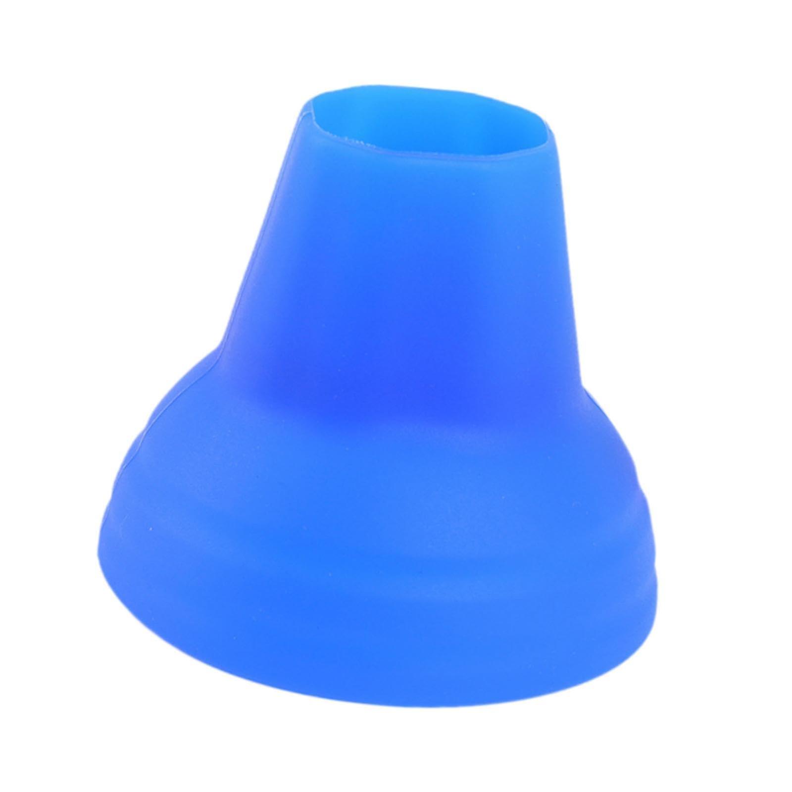 Pickleball Ball Retriever Attaches To Paddle Bottom, Universal Fit, No Bending Over, Blue