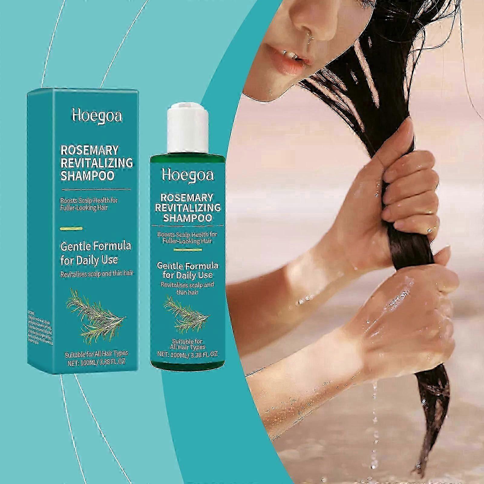 ExquisiteRosemary Shampoo, Moisturizing Shampoo, Deep Nourishment, Cleanses the Scalp, Reduce Dandruff Shampoo, Strengthen Repair Hair Shampoo for Ful