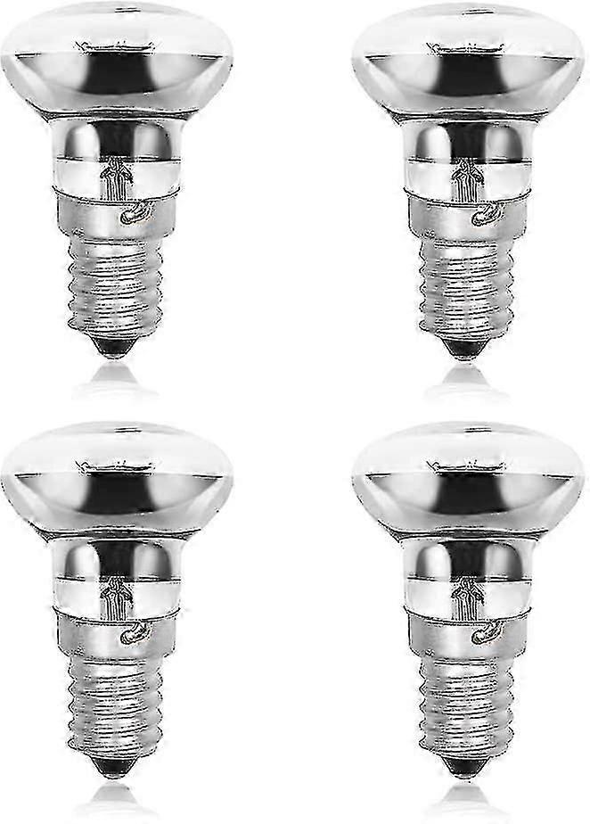 Replacement Lava Lamp E14 R39 30W Spotlight Screw in Light Bulb Clear Reflector Spot Light Bulbs Lava Incandescent 4Pcs