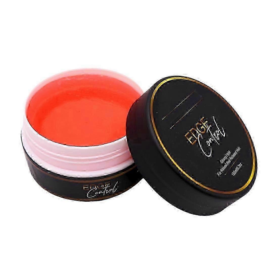 2025 Strong Hold Edge Control Gel with Castor Oil, Non-Greasy, Non-Flaking, No White Cast, Long Lasting, Natural Formula, For All Hair Types,5.3 Fl Oz
