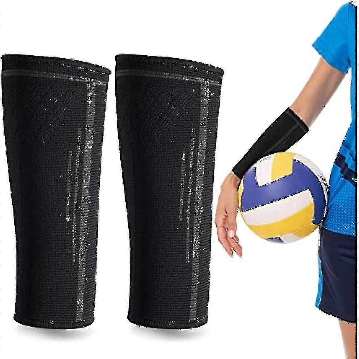 1 Pair Volleyball Arm Sleeves, Volleyball Compression Sleeves Sports Forearm Sleeves, Protect Arms From Sting