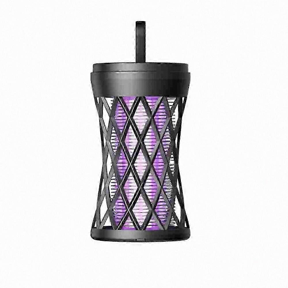 Rechargeable Outdoor Lantern with Bug Zapper for Camping Patio and Garden Use Portable Cordless Design