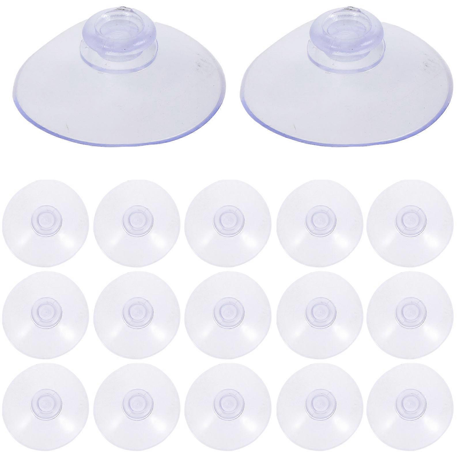 Clear Plastic Suction Hooks for Hanging with Strong Suction 100Pcs PVC