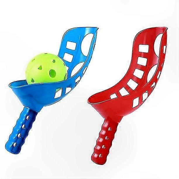 Kids Outdoor Beach Game Set with Scoop Ball Rackets for Toss and Catch Fun