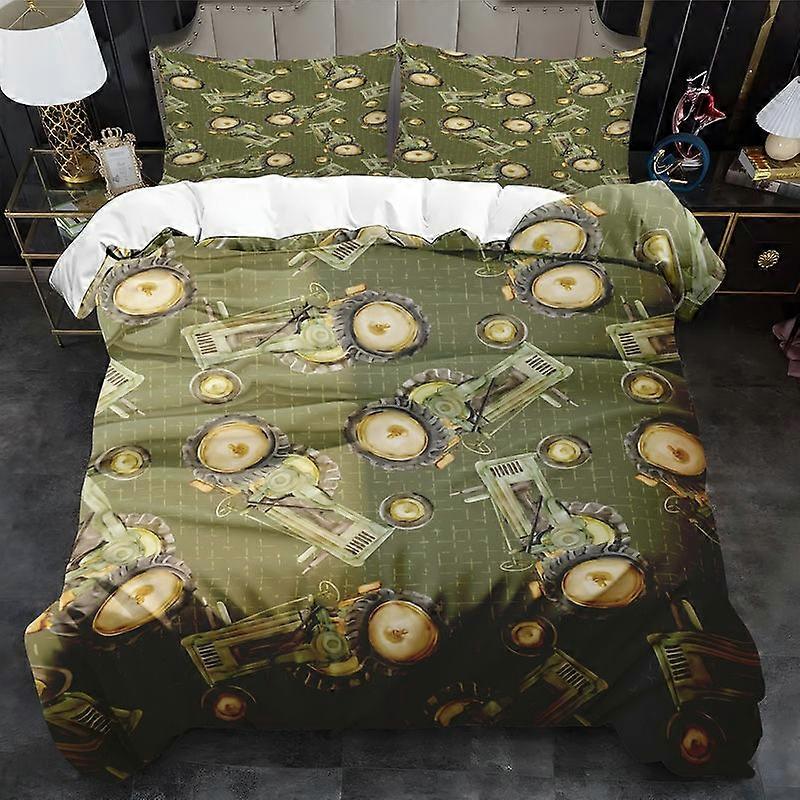 August 2025 Plaid Spotted Quilt Cover Three-Piece Set