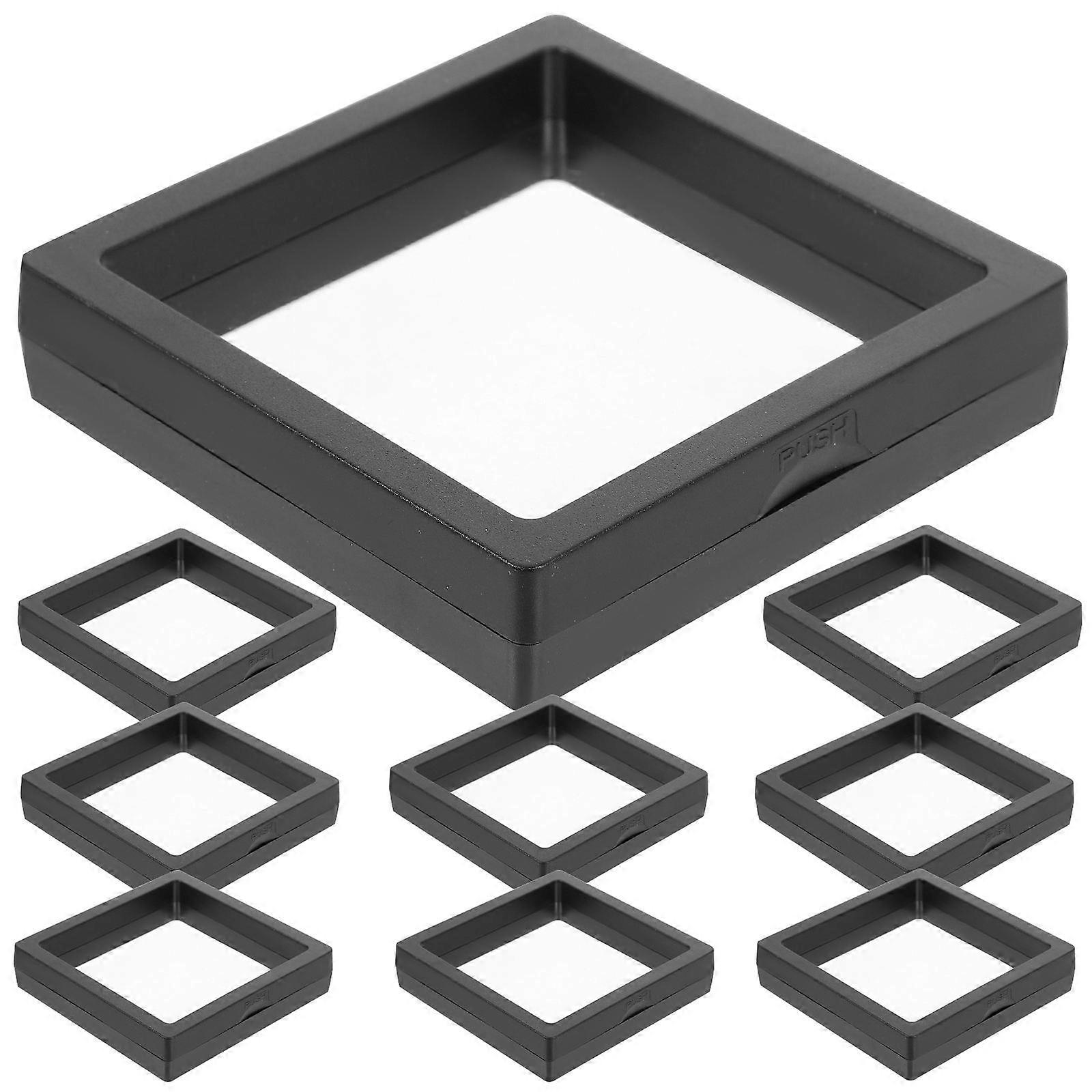 Floating Jewelry Frame Display Holder Stands for 24Pcs Items