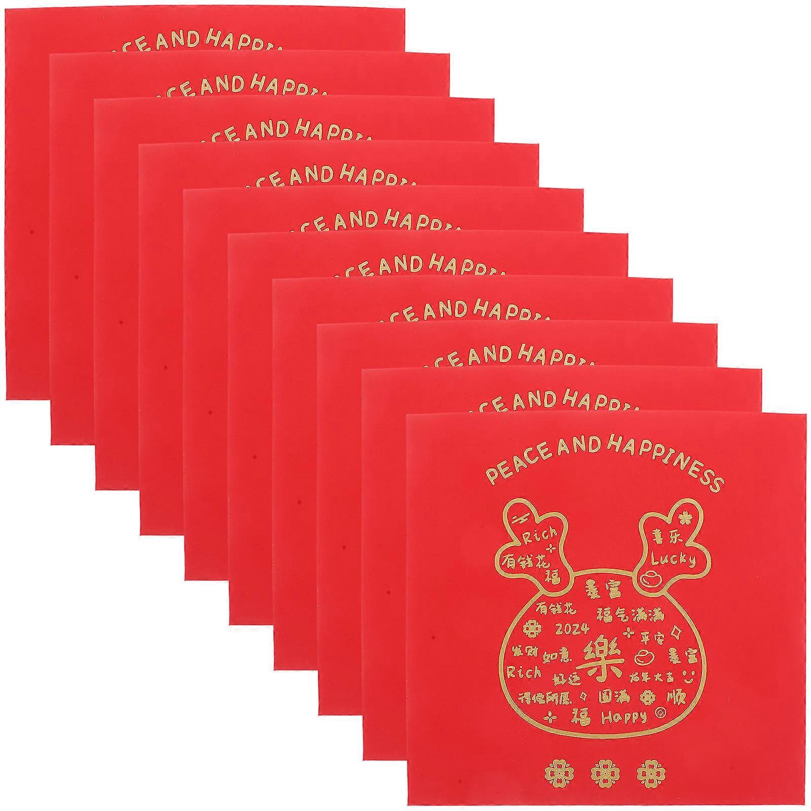 Dragon Year Red Envelopes for Party Use 24Pcs Paper Material