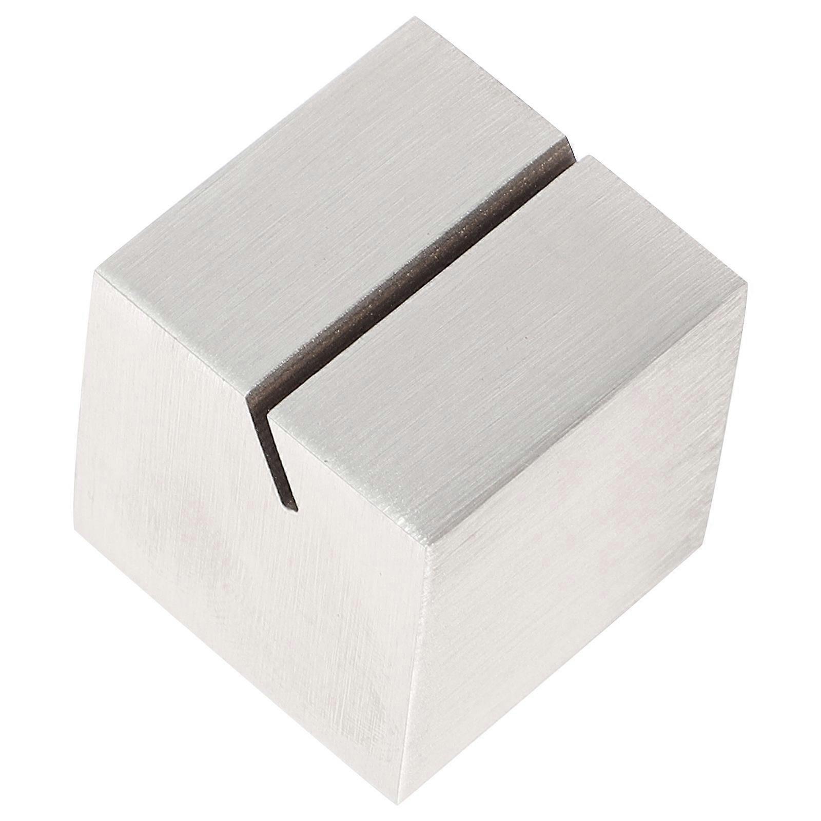 Silver Place Card Holder Stainless Steel for Displaying Use 3Pcs Table Stand