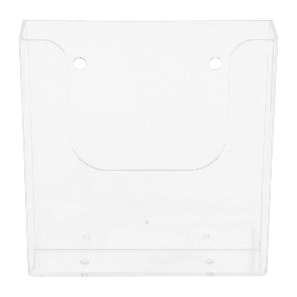 Transparent Wall File Holder 5Pcs Rectangular File Organizer For Documents Ideal For Living Room Bedroom And Kitchen Organization