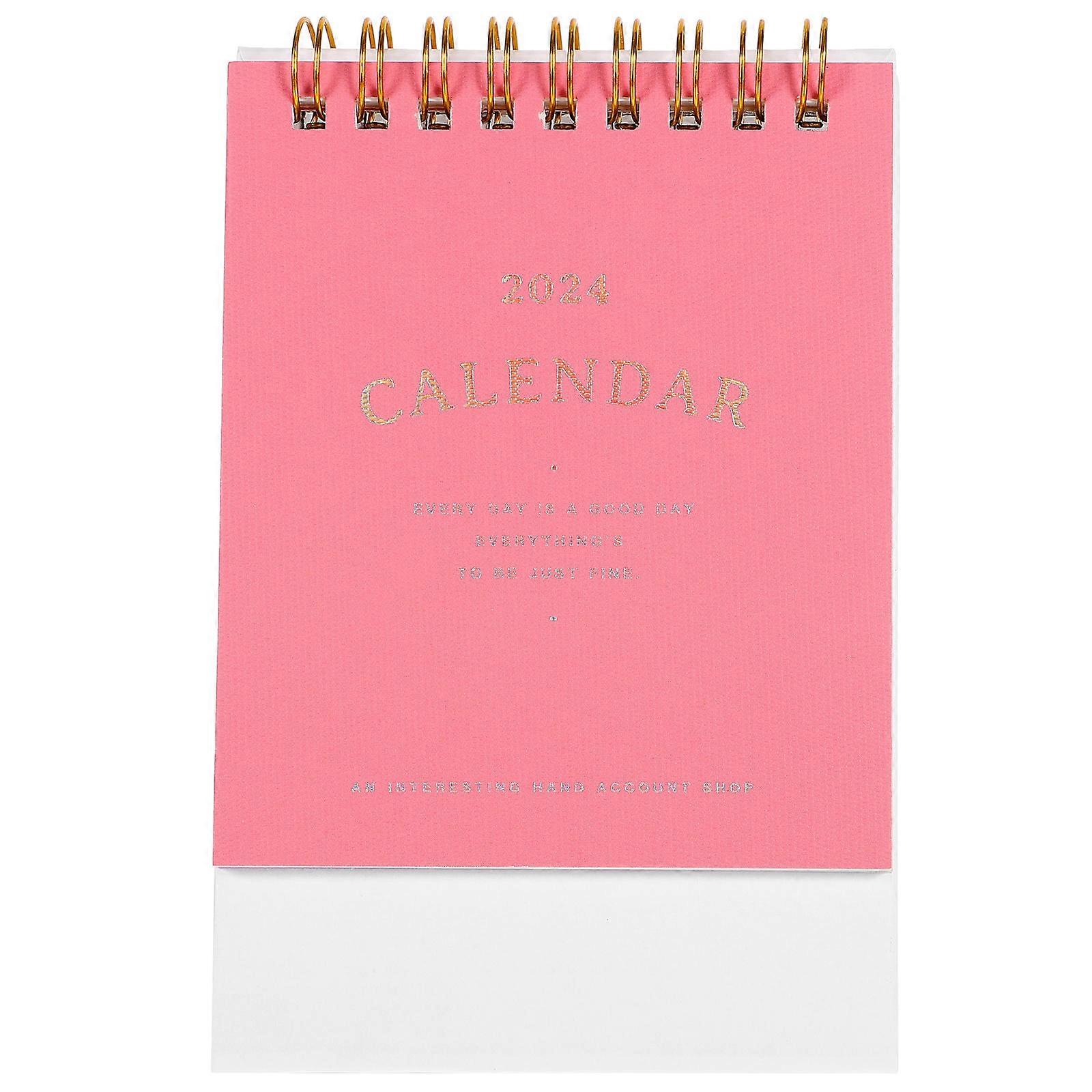 2024 Desk Calendar Small Desk Calendar for Office 5Pcs Decorative