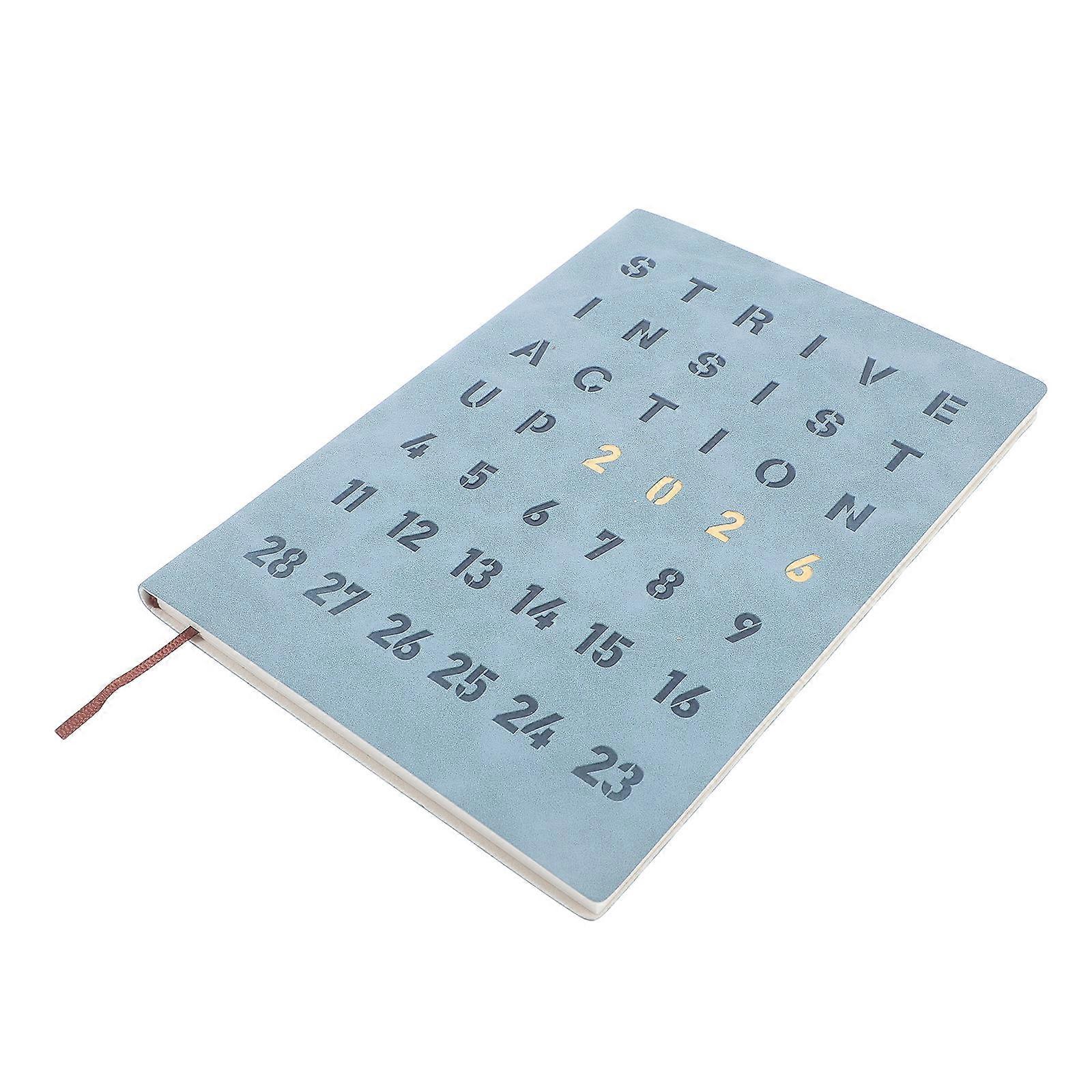 Daily Planner Notepad Hardcover Schedule Organization Efficient Time Management Professionals Students General Users Rectangular Daolin Paper 1Pcs