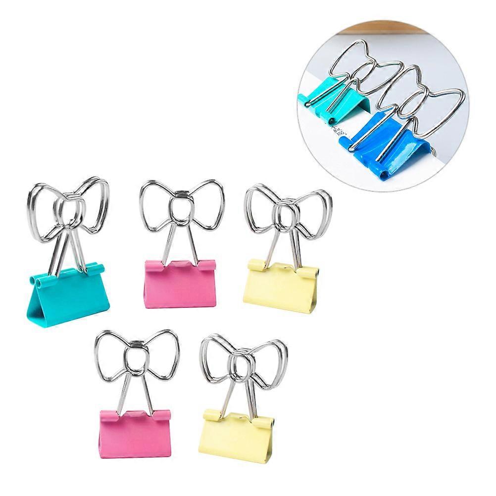 Luxurious Document Storage Clips 1 Set Of 20Pcs Unique Shaped Clips For Friends And Families Assorted Color
