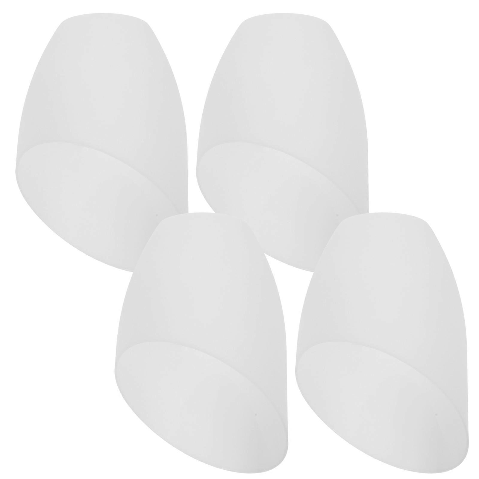 Plastic Lampshade Replacement White Color Horseshoe Room Dust Protection Warm Atmosphere