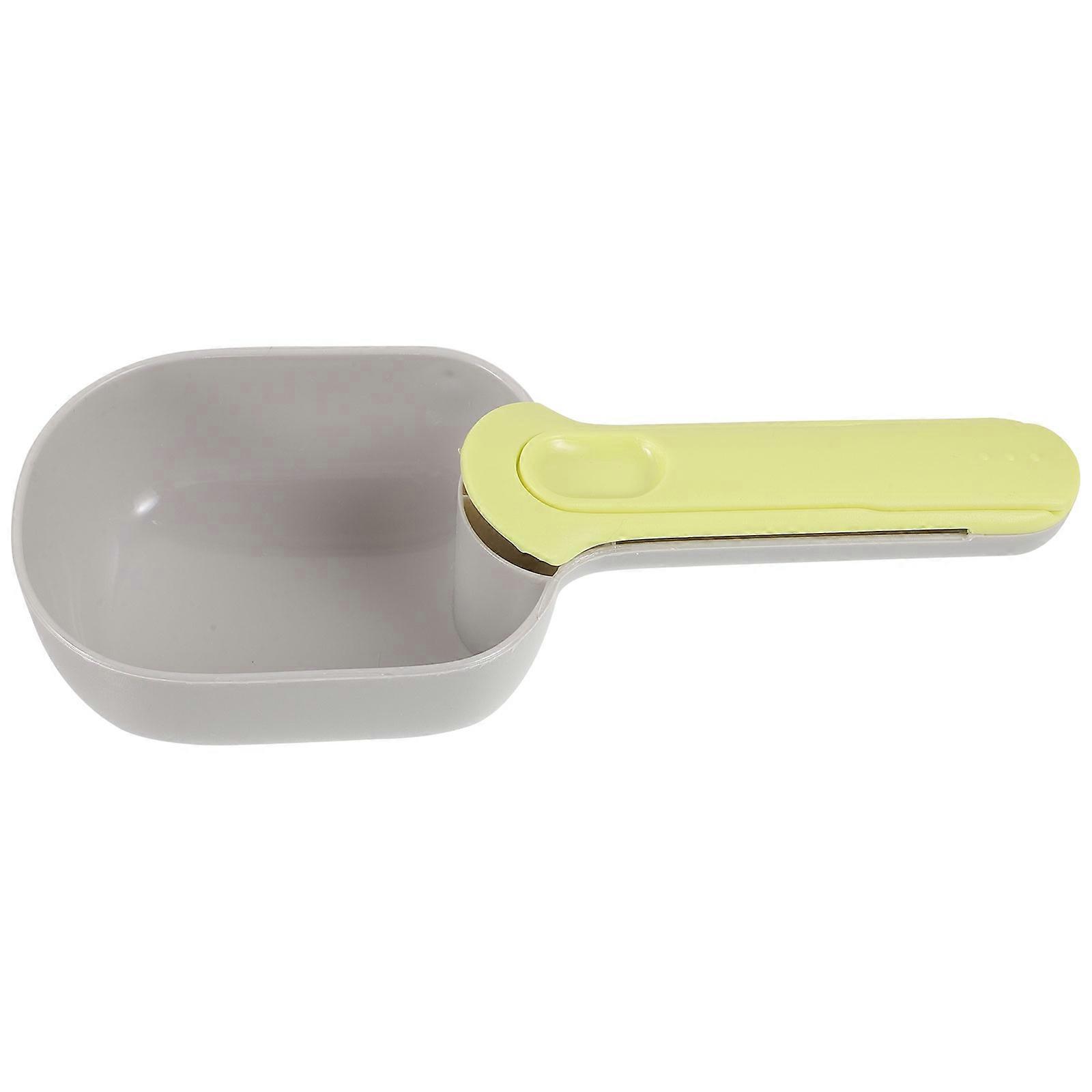 Assorted Color Pet Food Spoon Plastic for Feeding 2Pcs Multifunctional Tool
