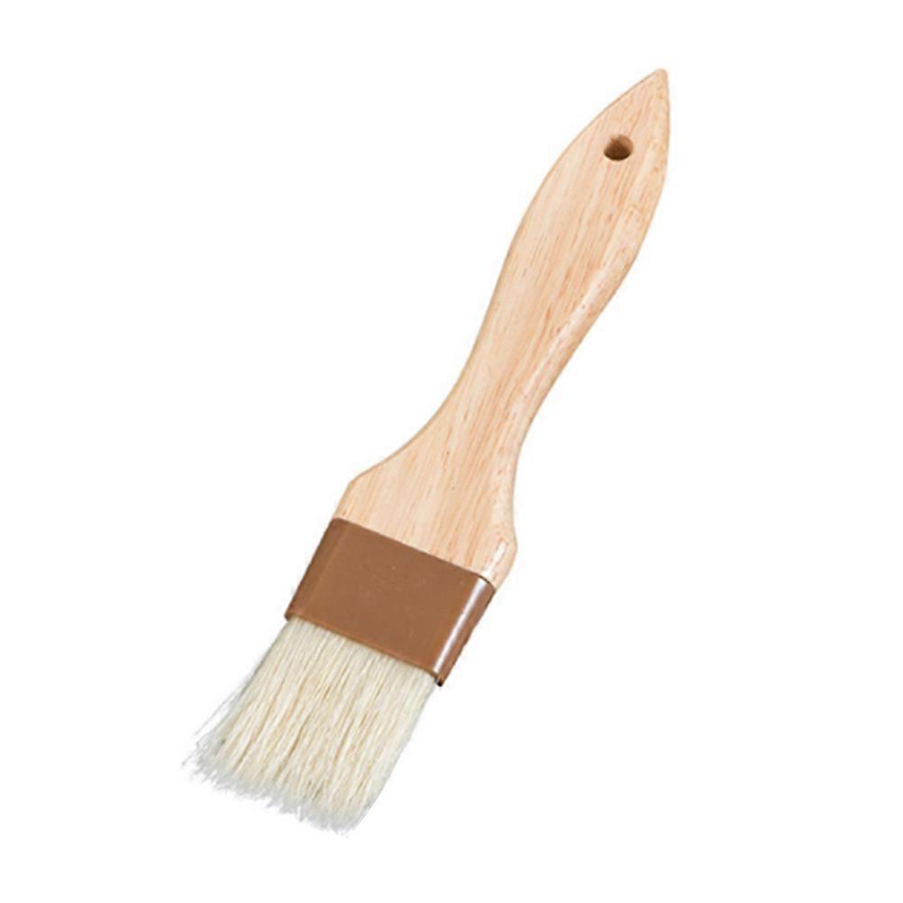 Basting Brush Wool Brush Wooden Handle for Cooking Use 3Pcs