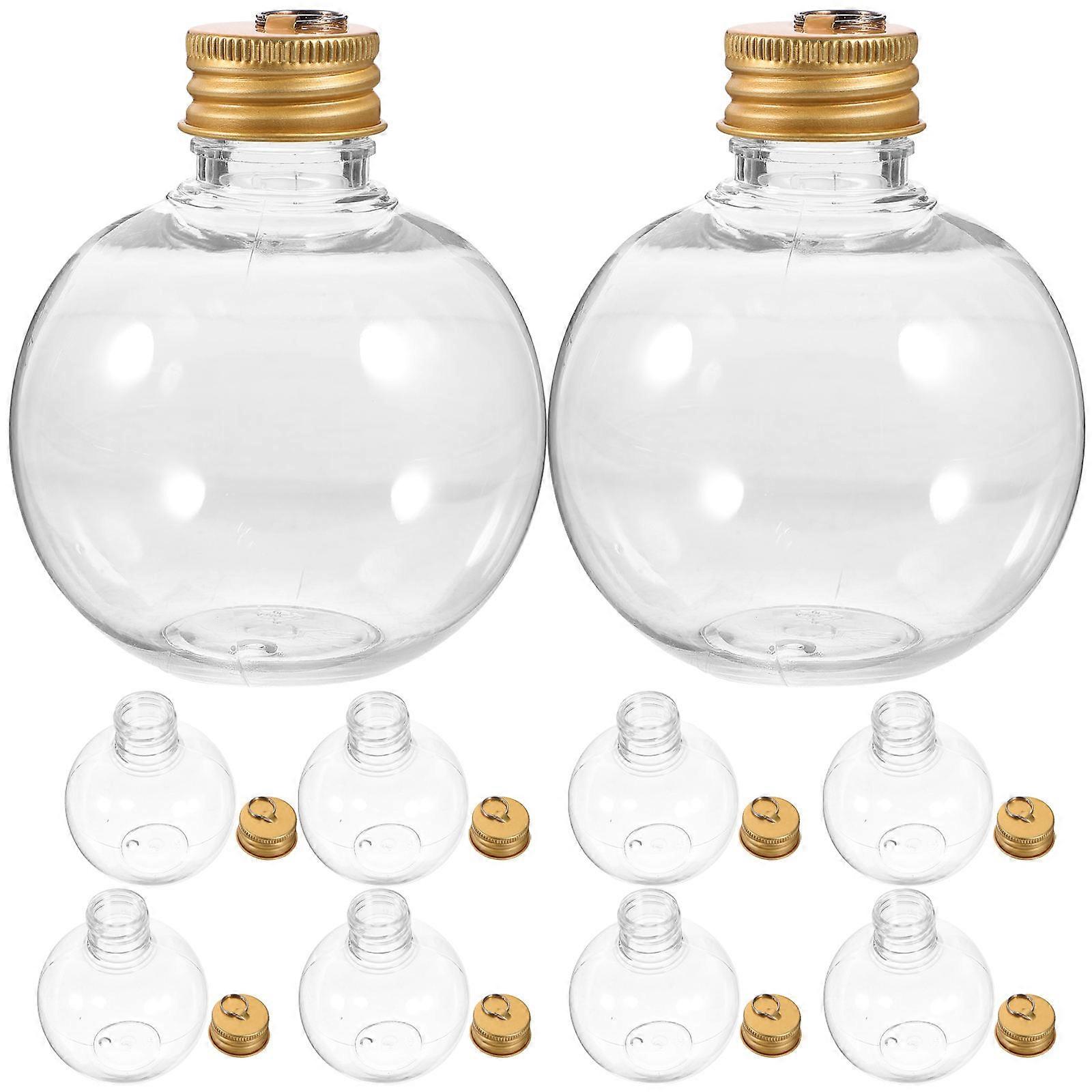 Drink Container Christmas Tree Fillable Ornaments for Storage 40Pcs