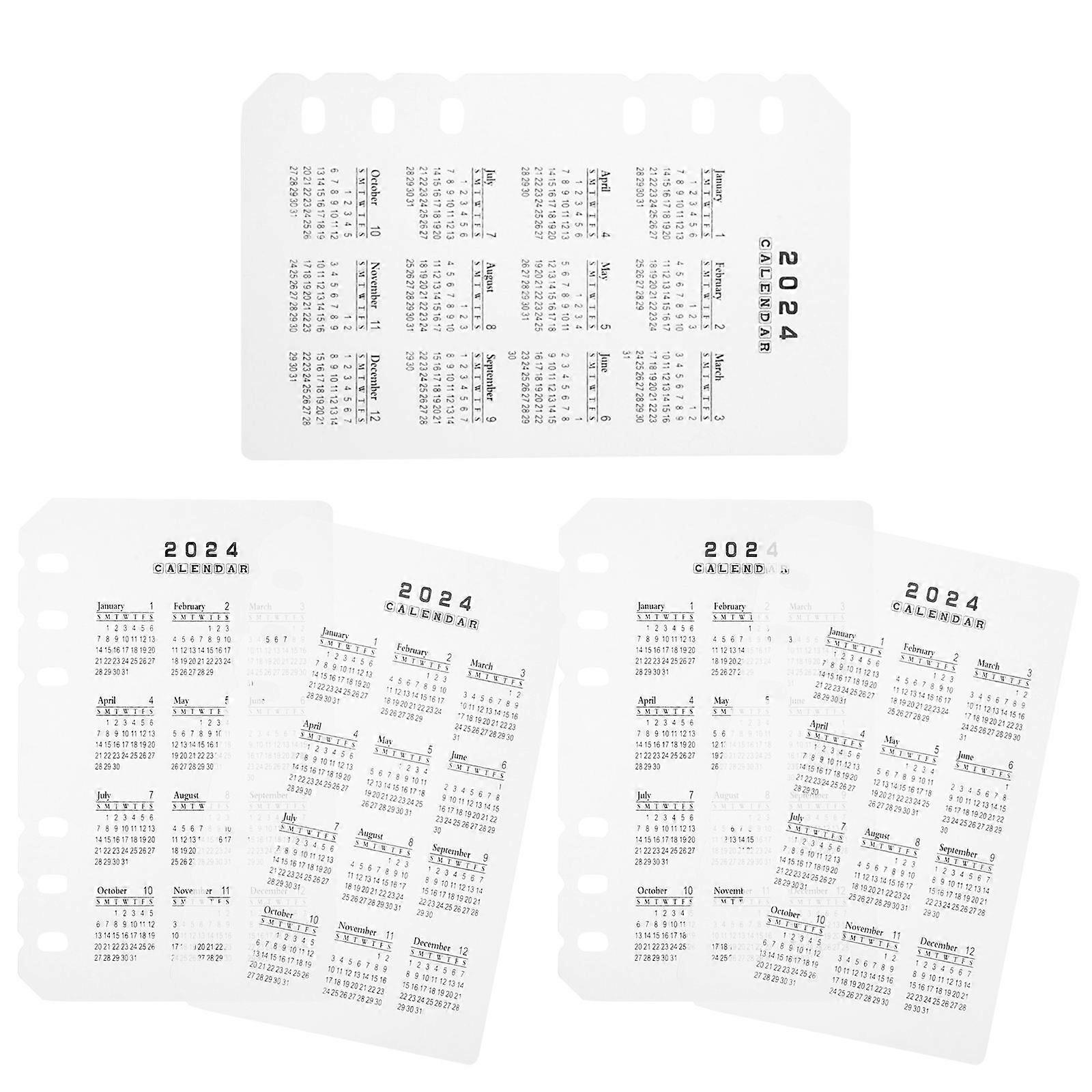 Calendar Notebook Separator 20 Pcs Portable Dividers For Easy Notebook Separation In Office School And Home Use Made Of PP Material