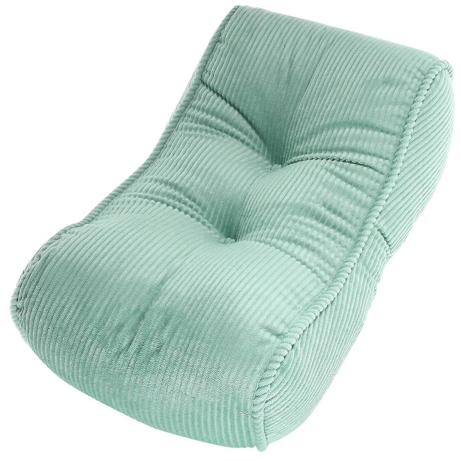 Support Back Rest Cushion Ergonomic Lumbar Support Cushion Car Use 38x23cm Green 1Pack