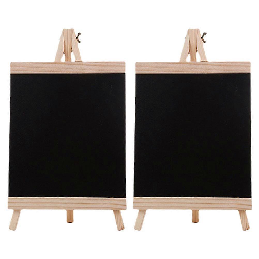 Rustic Wooden Tabletop Chalkboard Sign for Home Use 8Pcs Set