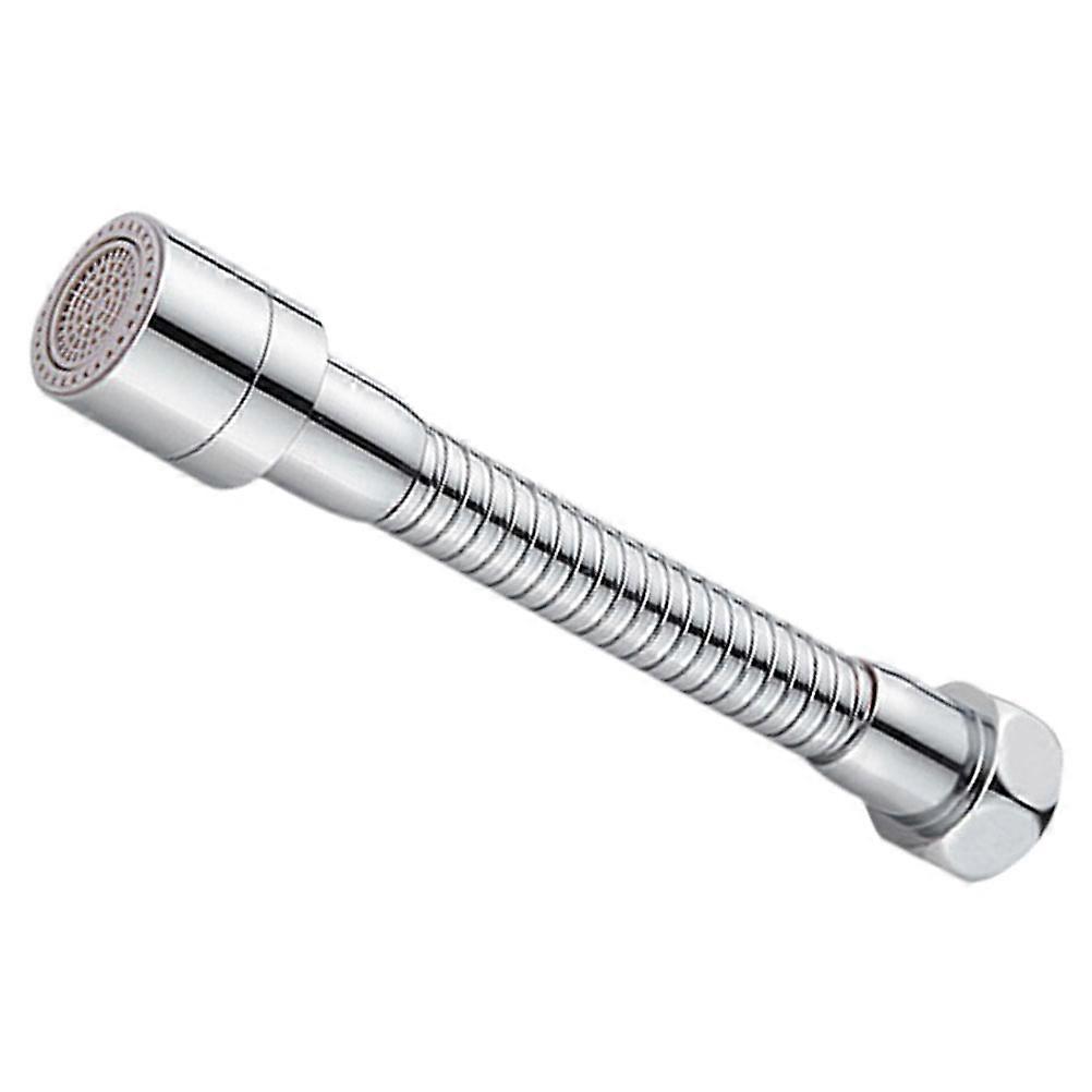 Spray Nozzle Bathroom Tap Extender For Kitchen Use 14X2.5CM Rustproof Silver 1Set
