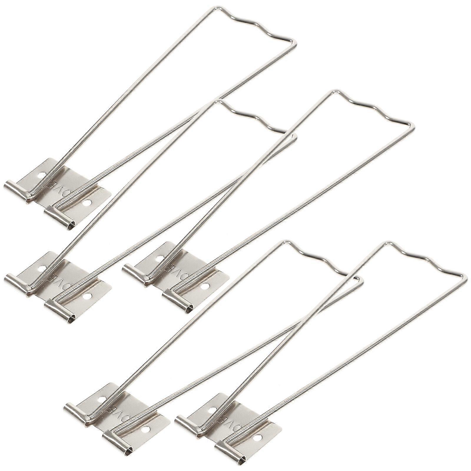 Photo Easel Silver Frame Stand for Stability 10Sets Iron Picture Frame Holders