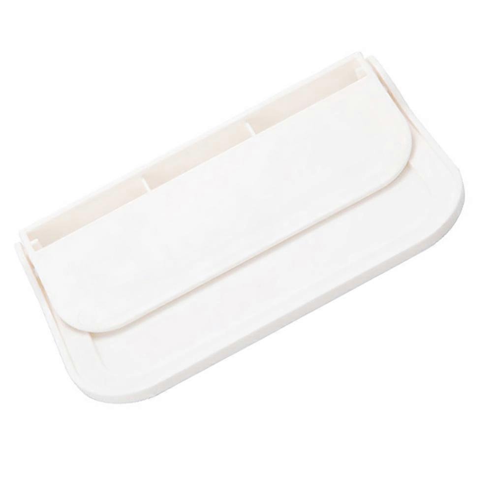 Household Storage Rack 2Pcs Punch-free Towel Stand For Bathroom Home Use Rectangular White Material