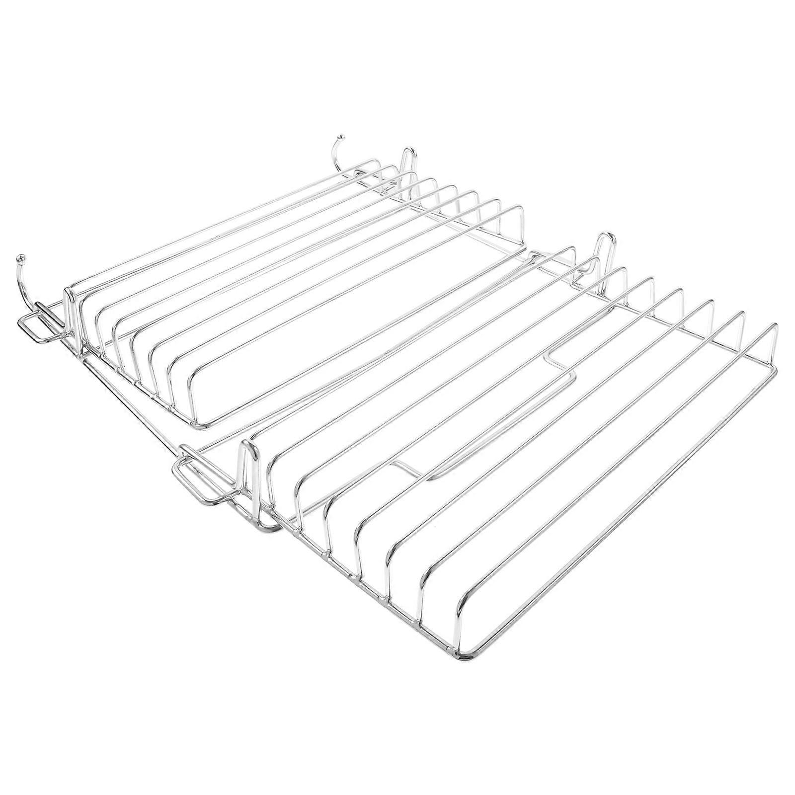 Bathroom Storage Shelf Wall-Mounted Storage Rack for 2Pcs Use