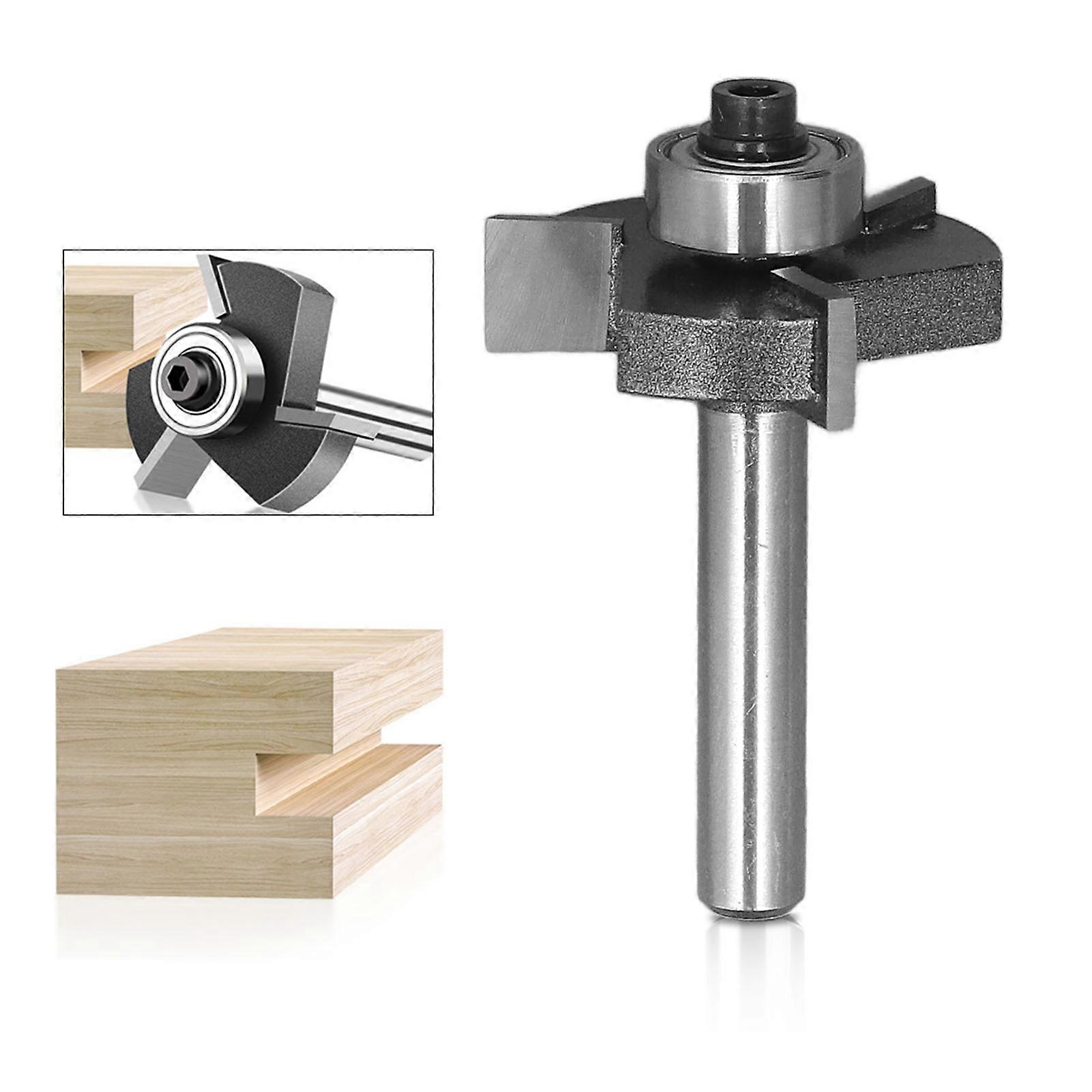 T Slot Router Bit 3 Flutes 1/4in Shank 5/16in Cutting Depth