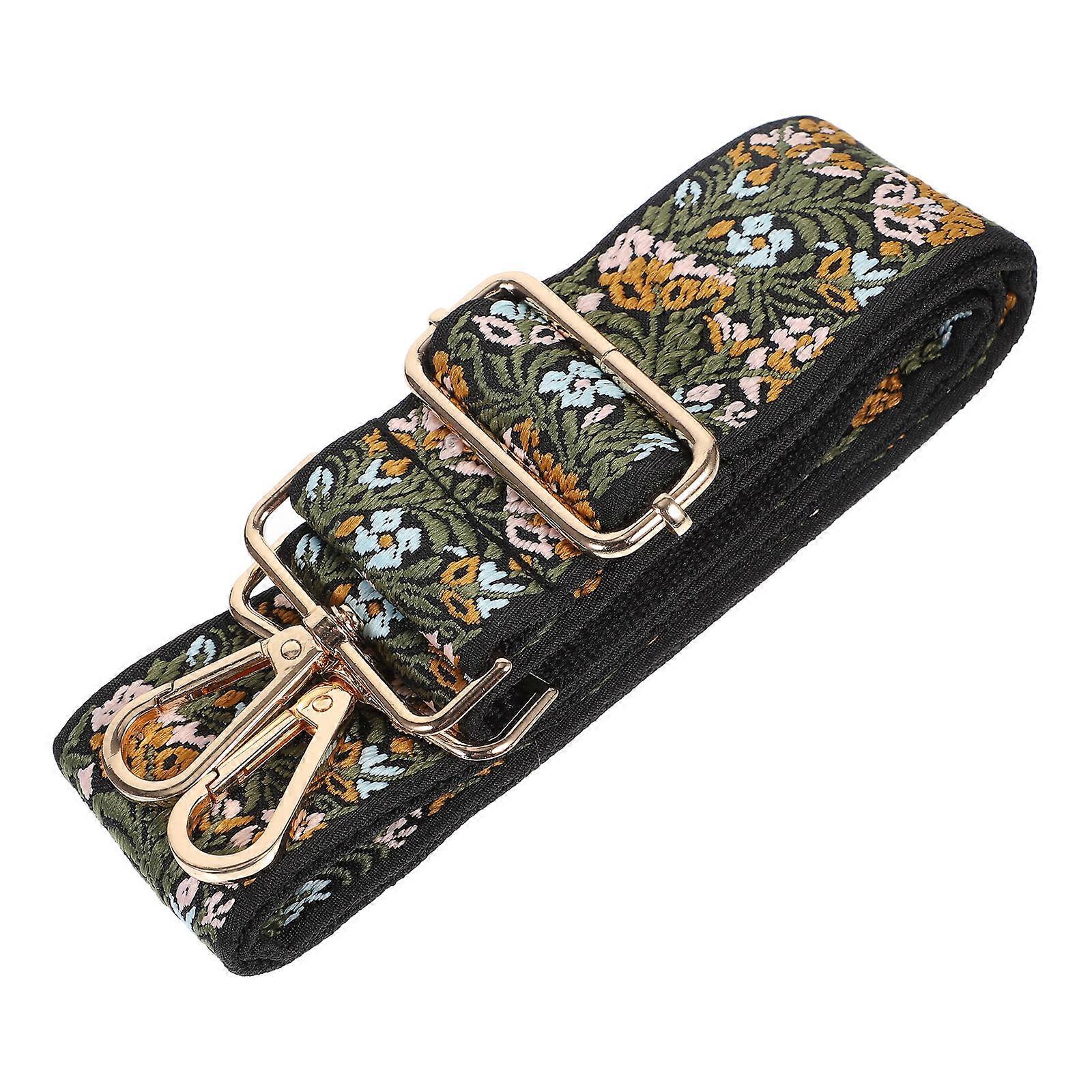Women Bag Strap Adjustable Ethnic Style Bag Replacement Strap 3Pcs