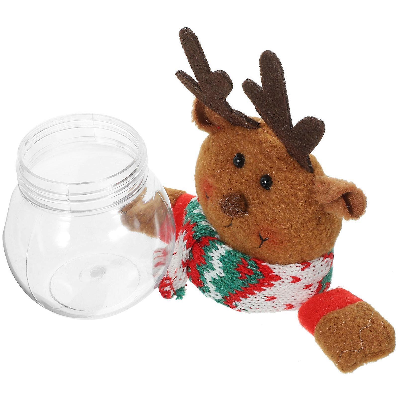 Christmas Candy Jar Cartoon Candy Storage for Multipurpose Storage Canister