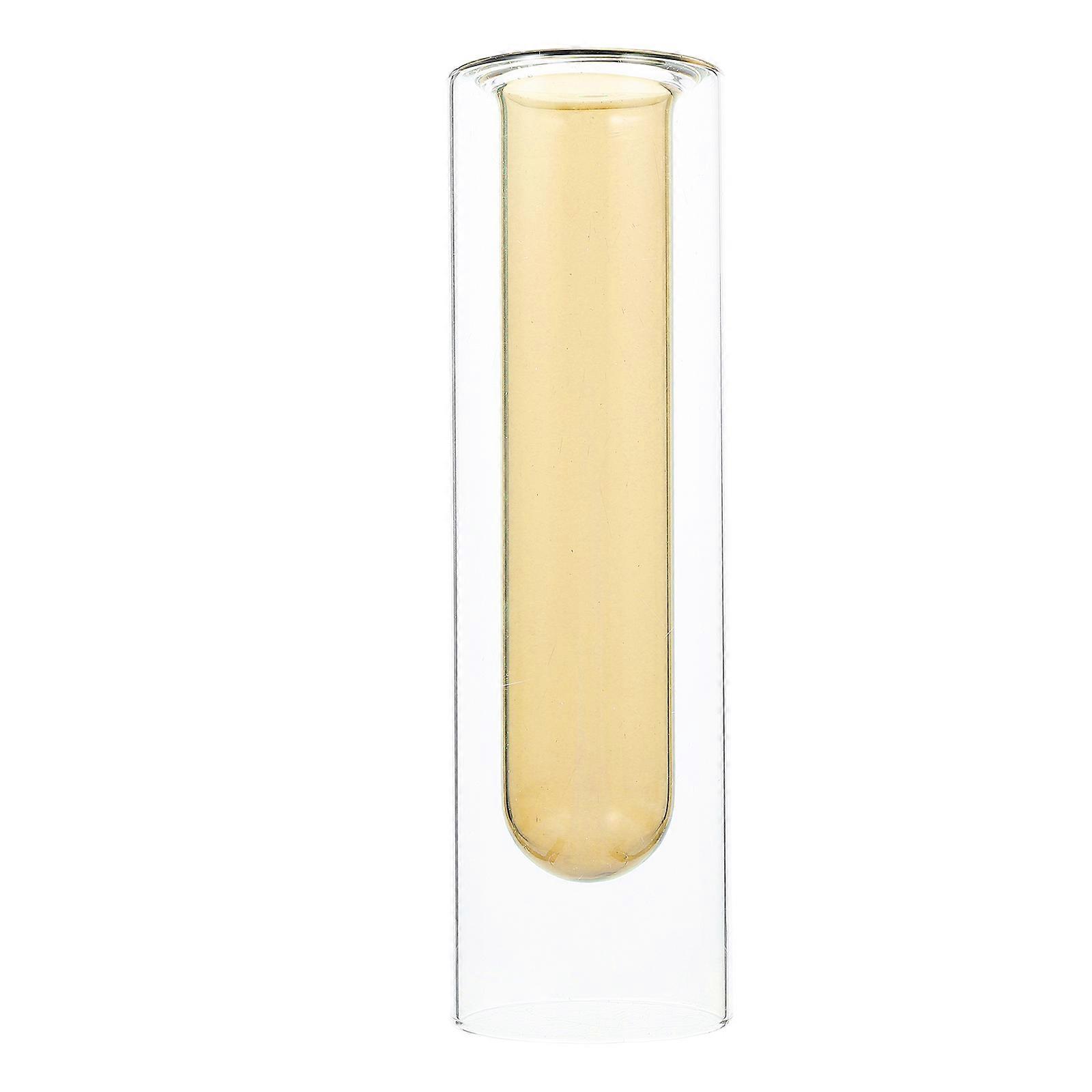Double-Layer Glass Vase Creative Home Decor for Flower Display 2Pcs