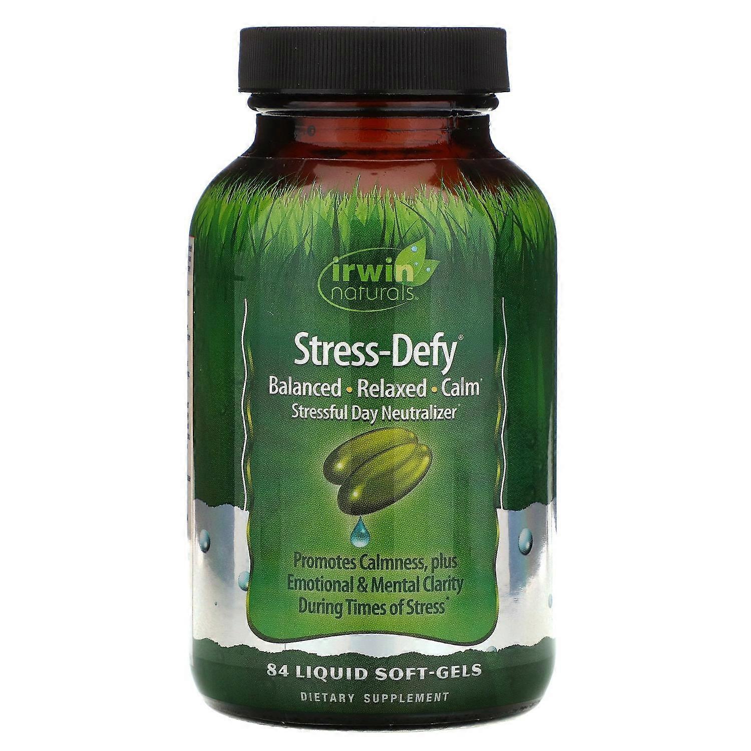 Irwin Naturals, Stress-Defy, 84 Liquid Soft-Gels